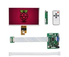 7-дюймовый ЖК-экран монитор Пульт дистанционного управления плата драйвера 2AV HDMI-Совместимость VGA для Lattepanda,Raspberry Pi