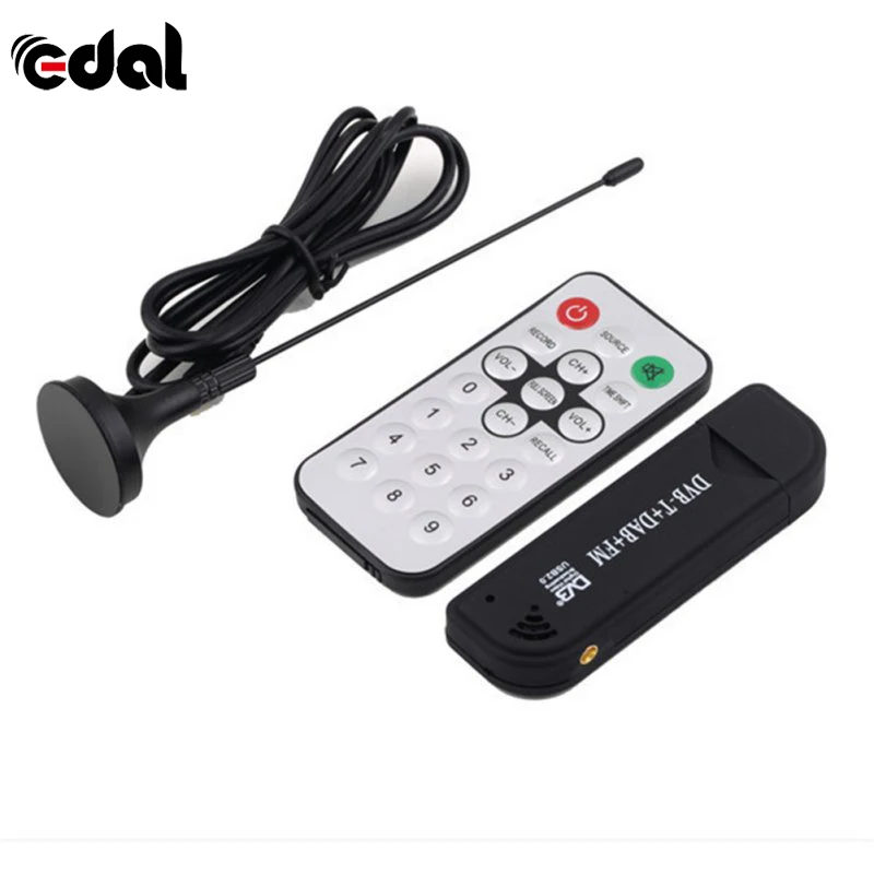 Профессиональный цифровой USB ТВ FM + DAB DVB T RTL2832U FC0012 Поддержка SDR тюнер