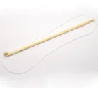 85 см (33,5 дюйма) Бамбуковые афганские Тунисские крючки для вязания, иглы 6,5 мм, 1 шт.