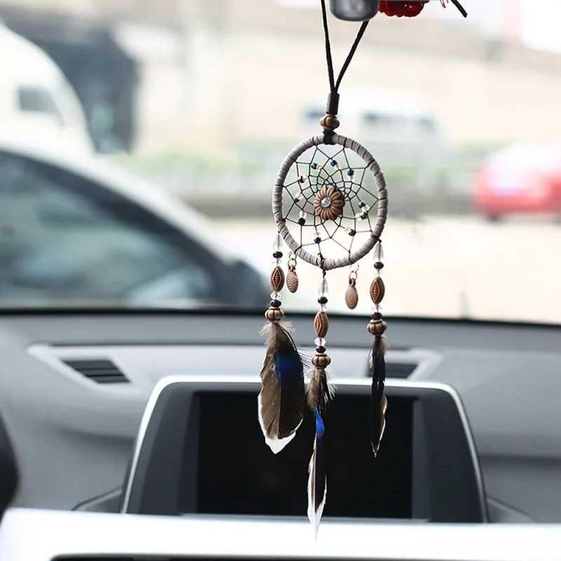 Polycyclic Dreamcatcher Handmade Dream Catcher Net With Feathers Home Wedding Decoration Ornament | Дом и сад