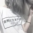 Модная женская футболка в стиле Харадзюку с изображением природы, рожденных в стиле японских персонажей, Футболки унисекс, повседневные топы tumblr, футболка в стиле instagram