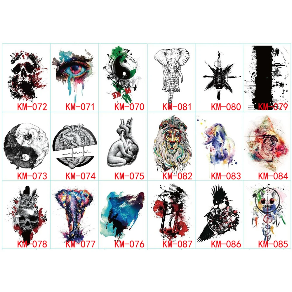 1 шт. водостойкая тату наклейка для тела|stickers bull|sticker letterstickers stationary |