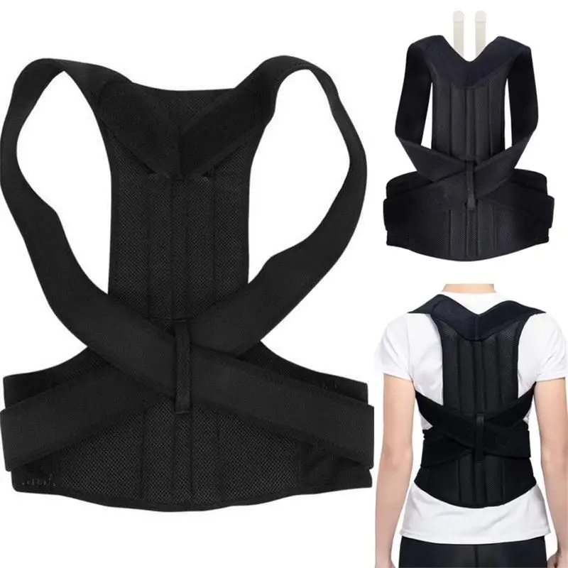 Регулируемый мужской корсет для осанки бандаж Спины Поддерживающий