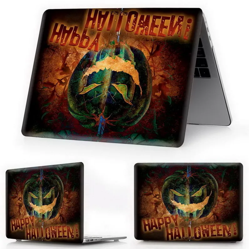 xieenangua Цветная печать Хэллоуин чехол для ноутбука Macbook Air 11 13 Pro retina 12 13 15 дюймов цвета Touch BarNew Pro 13 15 New Air 13 - Цвет: xieenangua