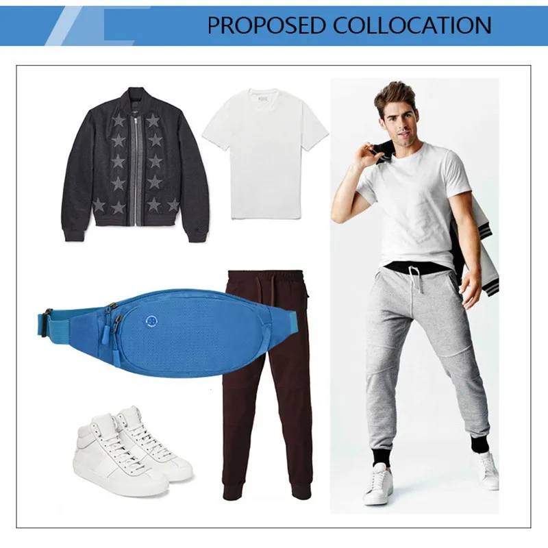 

Pouch Wallet Sport Bag Fanny Pack Travel Waist Money Belt Zip Waterproof Hiking Running Outdoor Sport Small Bag