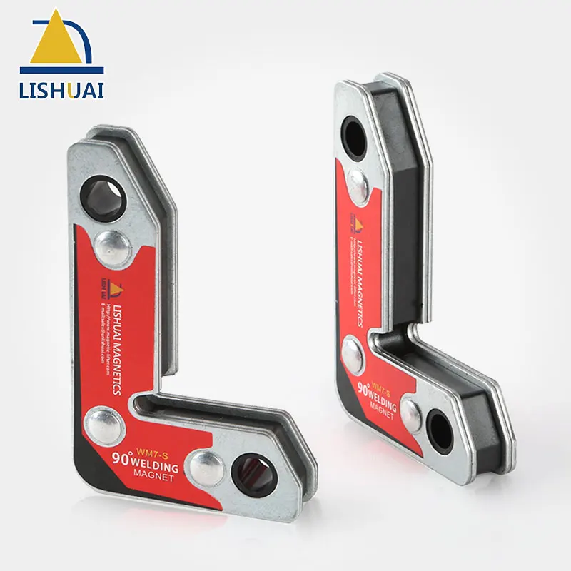 Фото Держатель неодимовых сварочных магнитов, 2 шт., внутри/снаружи, 90 градусов, сильный магнитный зажим NdFeB, 30, 60, 90 углов №1