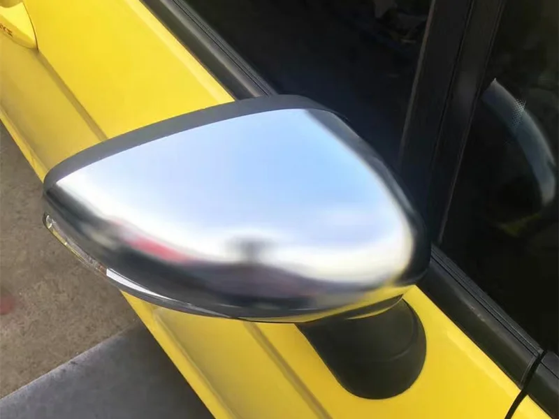 

For Ford Fiesta 2009- Matt Chromed Side Door Mirror Wing Mirror Cover Replacement Car Styling Accessories