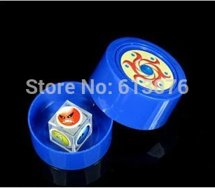 Прозрачные игральные кости в коробке волшебные трюки предсказание