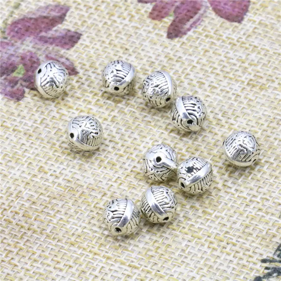 10 шт. металлические круглые бусины 8 мм|accessories jewelry|jewelry makingcraft making |