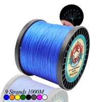 daoud braided fishing line 9 strands 1000m pe wire multifilament fishing line braided wire ocean beach fishing