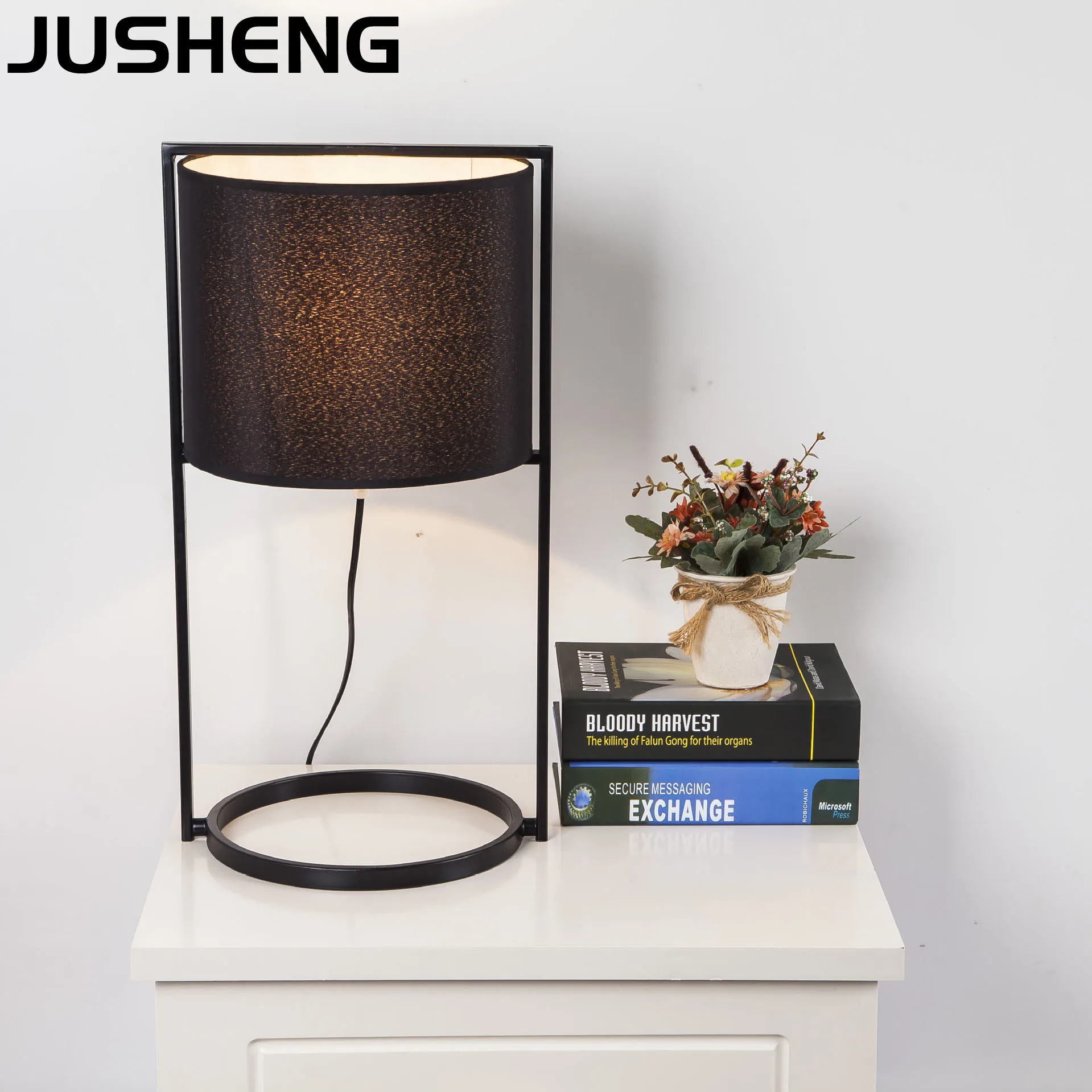 Современная настольная лампа JUSHENG для спальни прикроватная кабинета