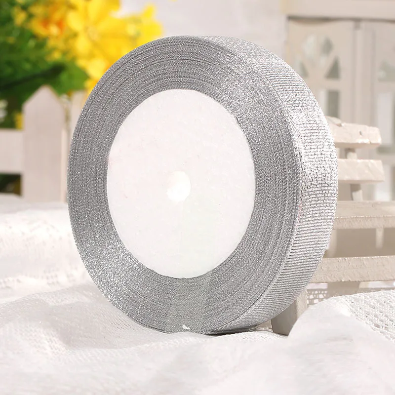 25 ярдов мм шелковая атласная лента блестящая Радуга Ribon сделай сам бант ручная