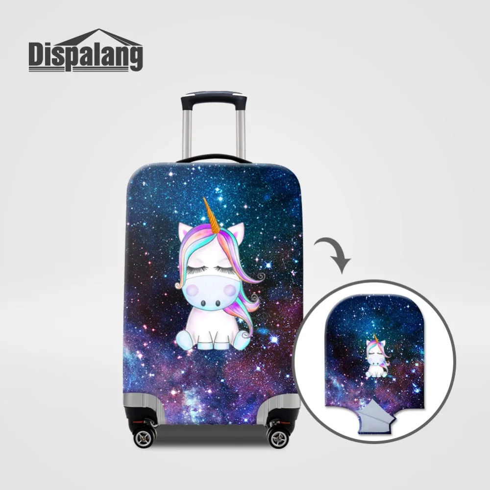 Дорожный дорожный защитный чехол для чемодана Galaxy Unicorn мультяшный пылезащитный 18