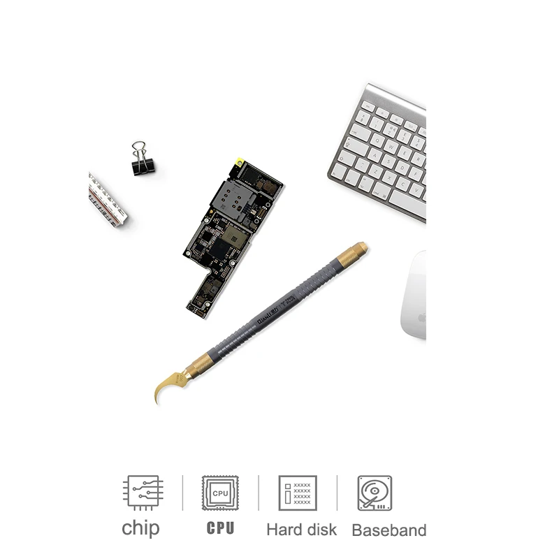 Qianli 007 008 009 Multifunctioal cpu IC нож для удаления клея тонким лезвием материнской платы BGA чип для очистки клея нож для удаления клея