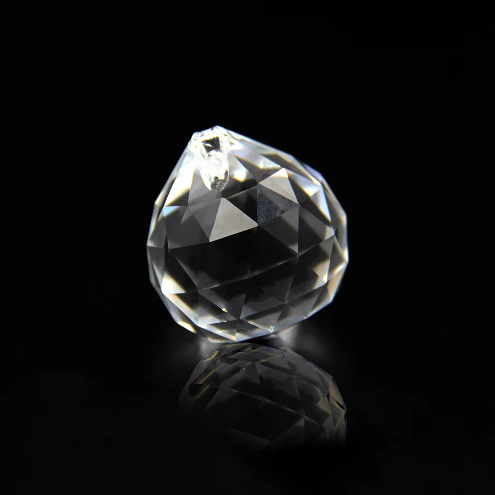 40mm Feng Shui Hanging Decorative Faceted Ball Crystal Clear Sphere Chandelier Parts | Освещение