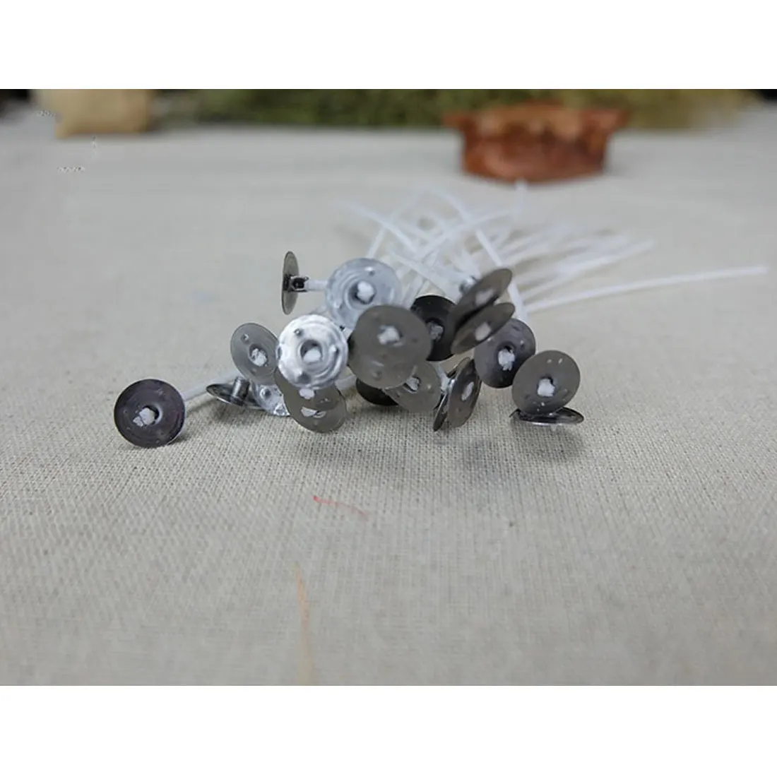 50 шт. хлопковый сердечник предварительно вощеный для самостоятельного