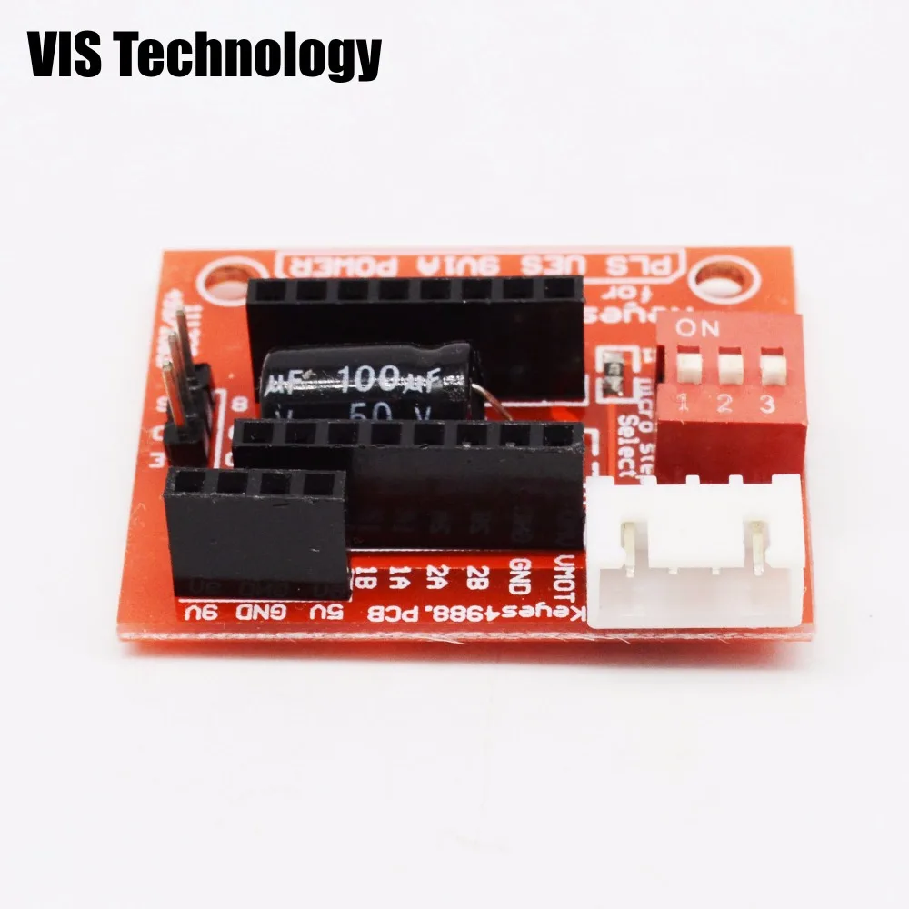 

4pcs 3D Printer A4988 DRV8825 Stepper Motor Drive Control panel Expansion Board