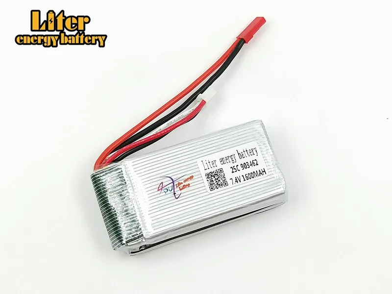 7 4 V 1600mAh 903462 25c литиевая WLtoys V913 L959 L202 Yi TY923 Huajun HJ817 HJ816 Lipo батарея lipo v 2s | Электроника