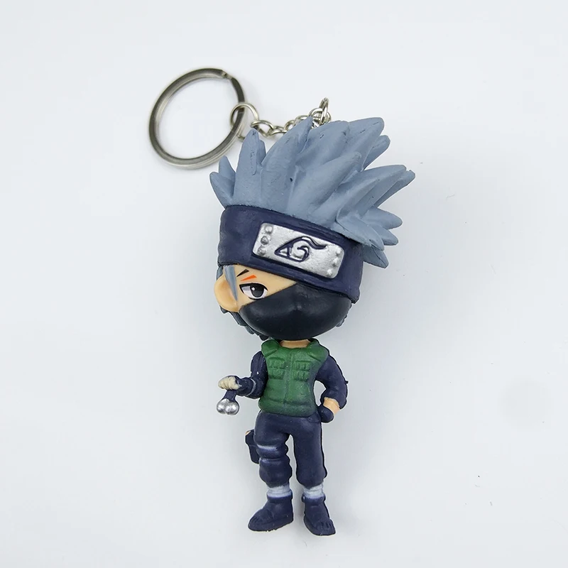 Два кольца в одном 12 шт./набор PVC аниме брелок Sakura производства компании &quotKakashi&quot