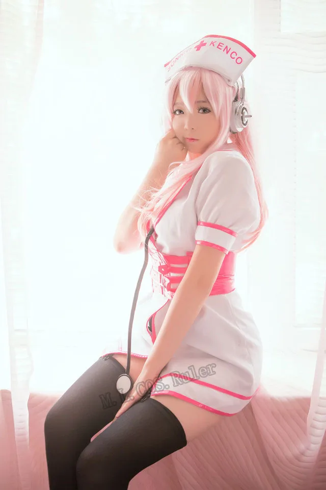 Костюм для медсестры Sonico Sonicomi костюм косплея с героями мультфильмов |