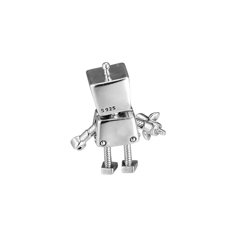 Fit Pandora браслет Роба бот очарование романтического персонажа сочлененные