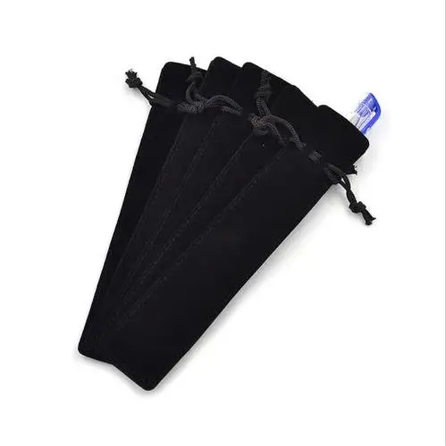 5 шт. бархатный для ручки держатель одной Сумочка ручек и карандашей чехол с