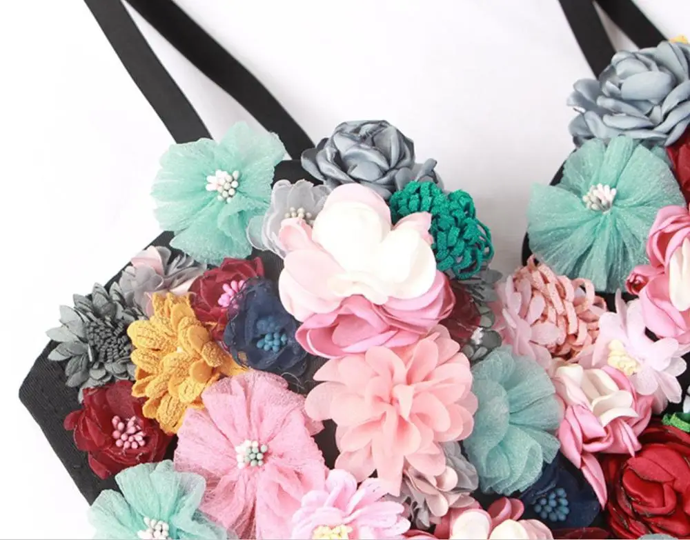 Summer 2020 Fashion New Flower Patchwork Sexy Women Vest Sleeveless Hit Colors Strapless Crop Top