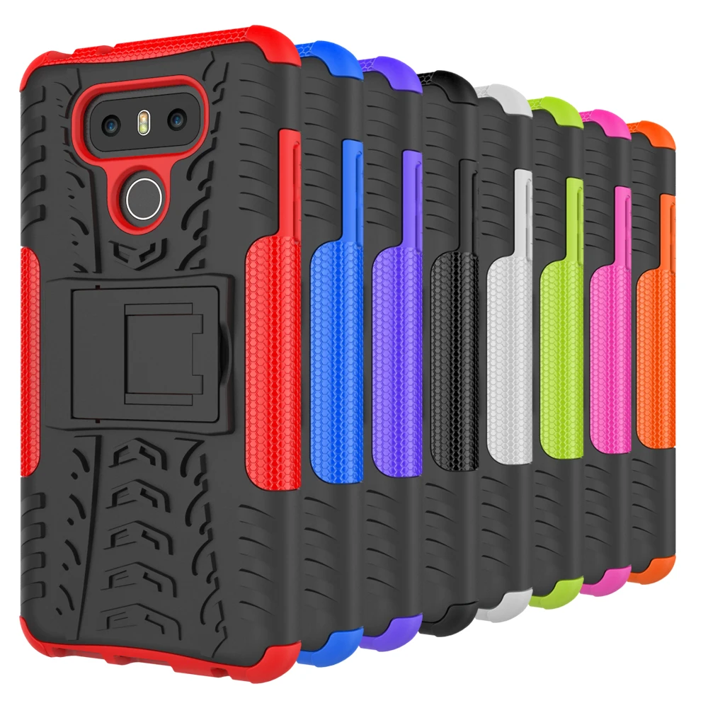 Fashion Trend Phone Case For LG Power 2 Armor Back Cover PC+TPU Silicone Protection stylus 3 V3 G6 Q6 Durable Coque |