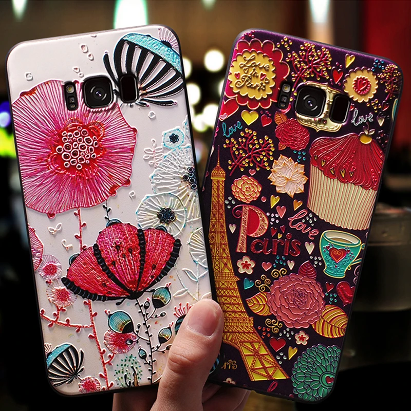 YonLinTan coque чехол для Samsung galaxy s8 plus s8plus силиконовый 3D милый мобильный Оригинальный