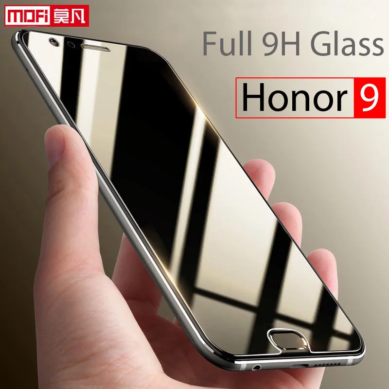 Чехол-книжка для huawei honor 9, чехол-подставка для honor 9, кожаный чехол-накладка, силиконовый чехол-книжка Mofi, роскошный блестящий чехол для huawei honor 9, деловой чехол