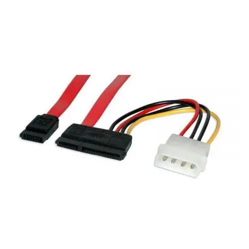 SATA кабель передачи данных + питания 22 P/H 7P/H MOLEX 4PIN/M 0 5 M 2 NANOWIRE 10.18.0601|Кабели данных| |