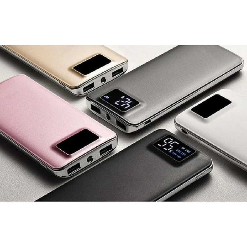 30000 mAh power Bank 2USB ЖК дисплей Быстрая зарядка bank для Xiaomi Mi портативное Внешнее