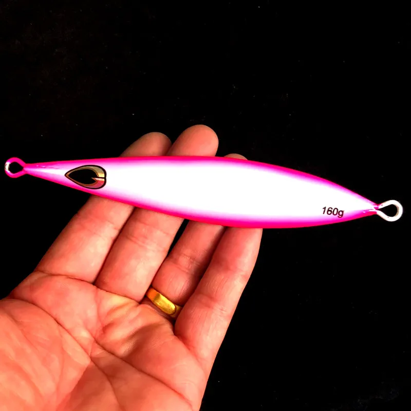 1 шт./лот 14cm160gknife джиггинг металлическая ложка высокое качество VIB искусственная приманка лодка рыболовные приманки свинцовая рыба - Цвет: 01