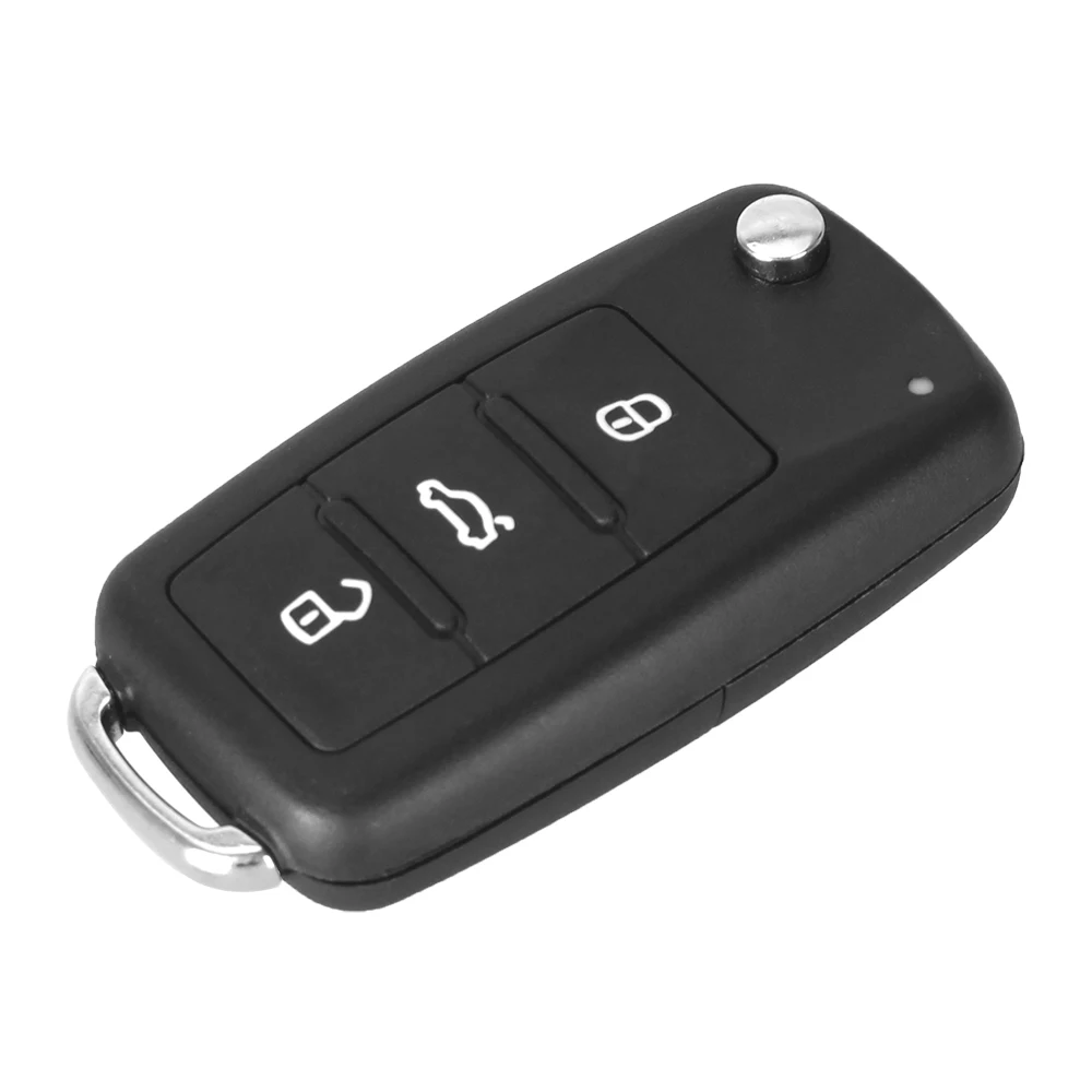 Ключ брелок KEYYOU дистанционный Складной Корпус ключа для Volkswagen VW Polo Tiguan Golf Jetta Beetle
