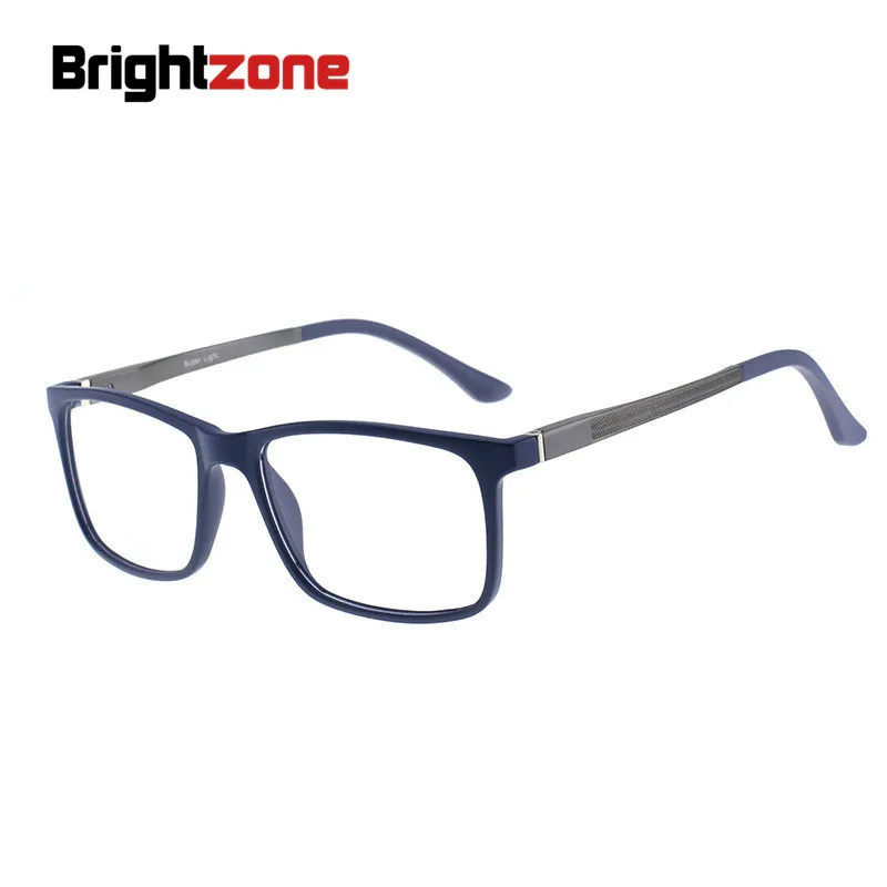 Brightzone Hipster HighEnd TR90 Optometria Oculos Sem серые мужские очки Lunette De Vue размера плюс glase Optik