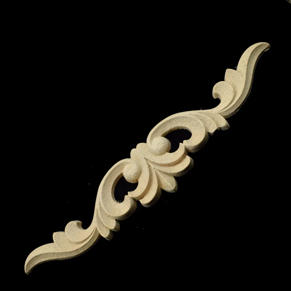 Аппликации из натурального дерева для мебельного шкафа неокрашенные