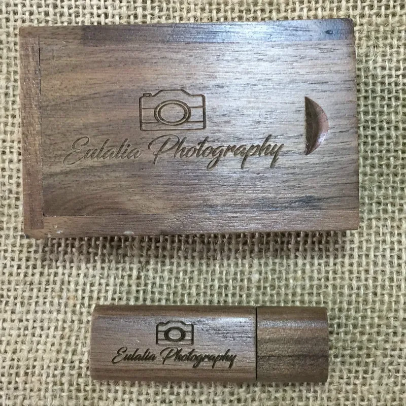 USB 2,0 с логотипом по индивидуальному заказу 10 шт. деревянная USB+ коробка USB флеш-накопитель 4 ГБ 8 ГБ 16 ГБ 32 ГБ флеш-накопитель карта памяти USB свадебные фото подарки