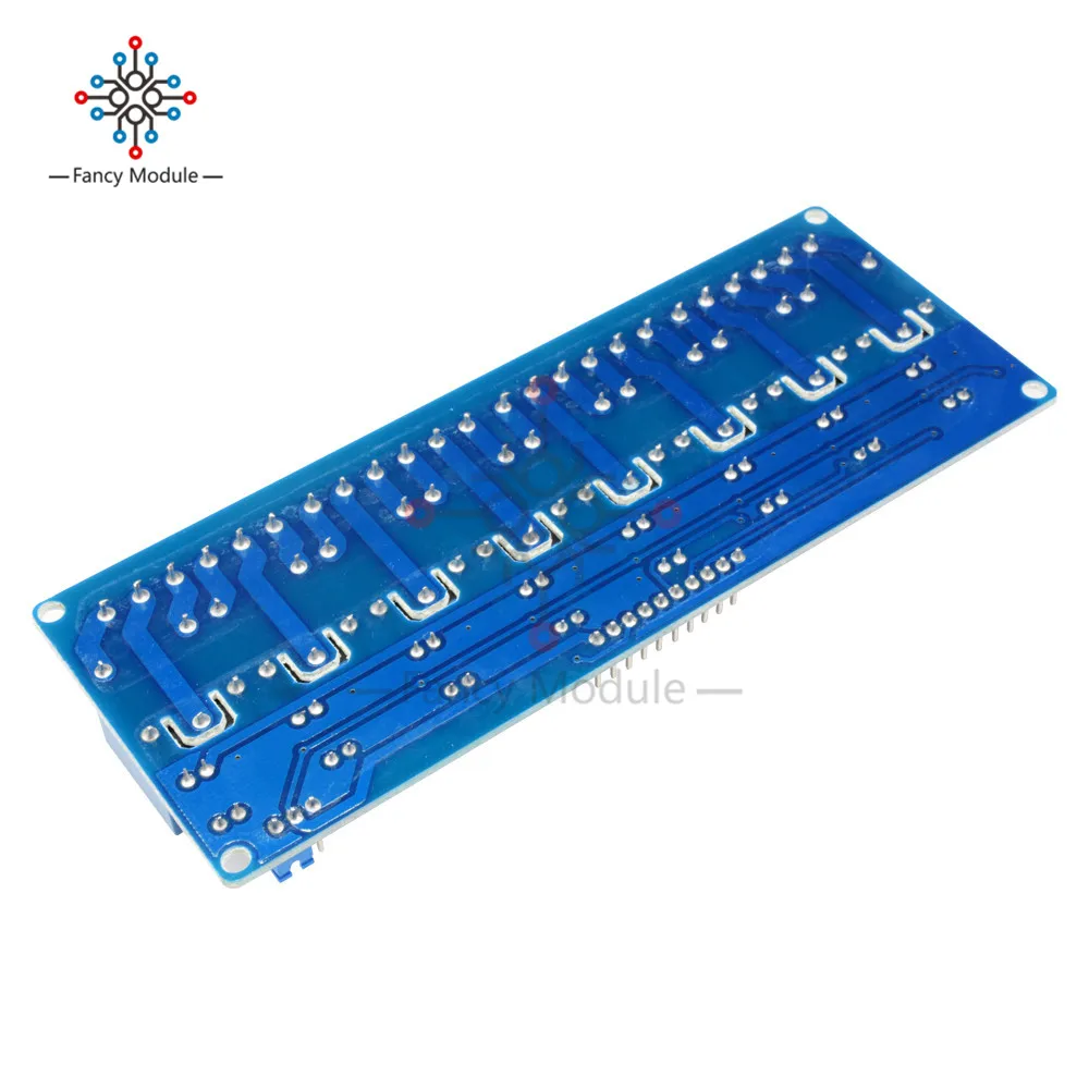 12 в 1/2/4/8 канальный релейный модульный оптрон для Arduino ARM AVR DSP PIC MSP AC 250V 10A DC 30V низкого уровня сигнала