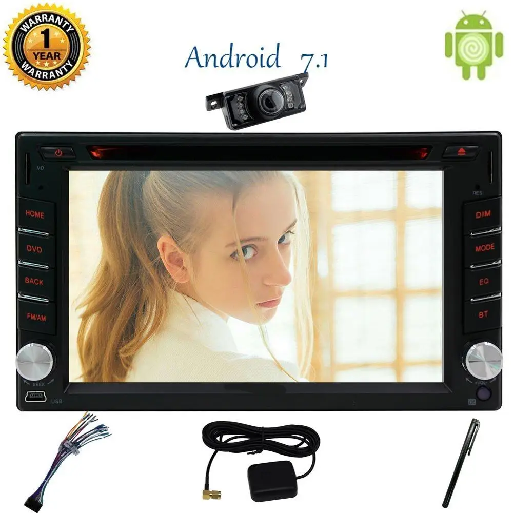 6 2 ''автомобильный dvd плеер Android 7 1 Восьмиядерный автомобильный стерео gps