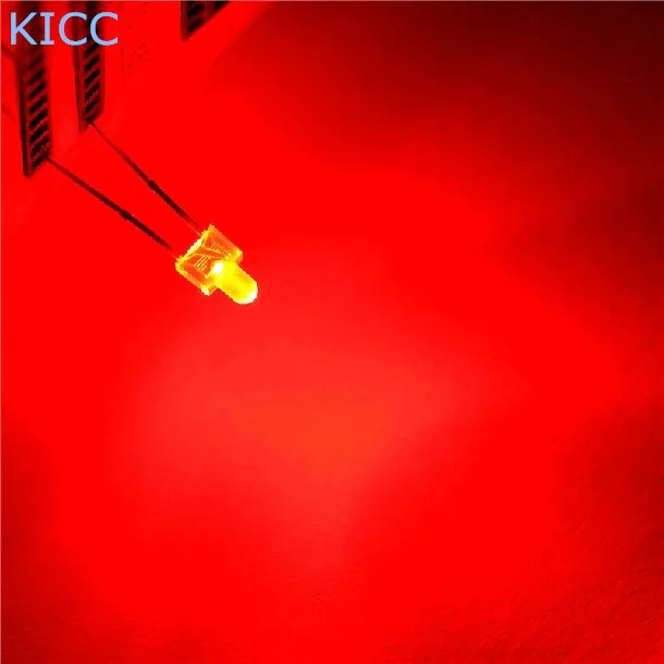 

2MM Red emitting Red LED Light emitting diode 100Pcs