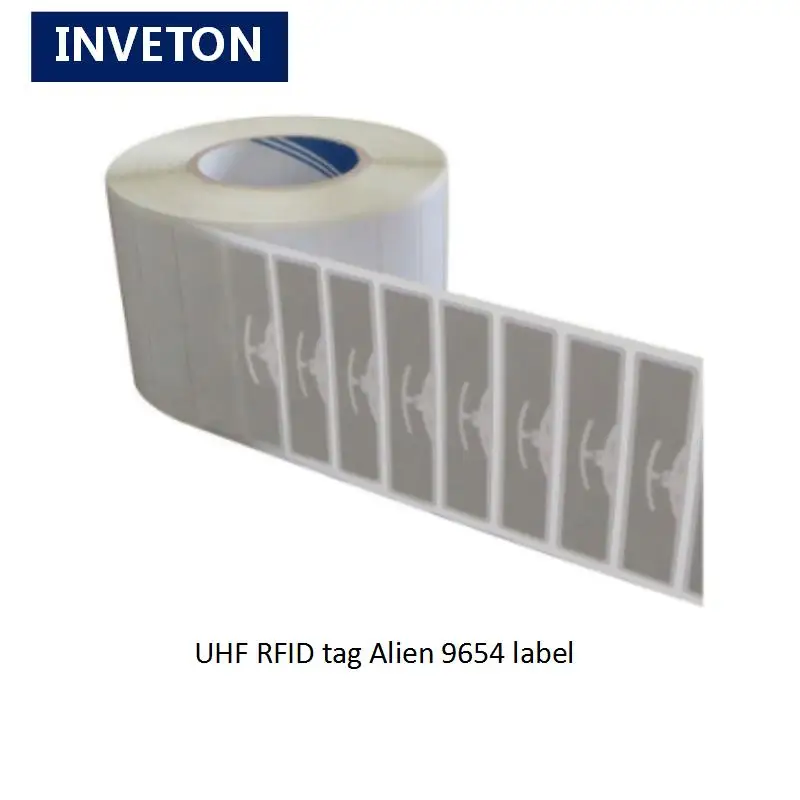 UHF RFID тег EPC 6C стикер Alien 9654 влажная инкрустация 915mhz868mhz860-960MHZ Higgs3 100 шт клей пассивный RFID этикетка