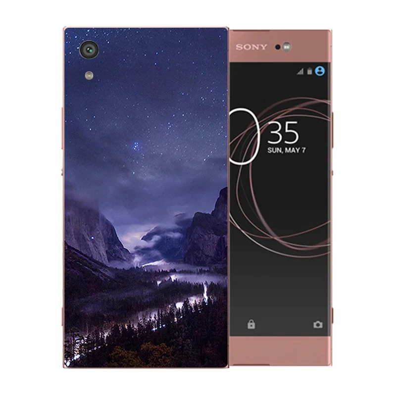 Чехлы для телефонов 6 дюймов Sony Xperia XA1 ультра роскошный мягкий силиконовый чехол