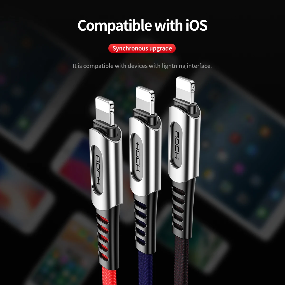 USB кабель для передачи данных из цинкового сплава для iPhone X, XR, XS, Max, XS, 8, 7, iPad, нейлоновый плетеный кабель для синхронизации данных и зарядки телефона, usb кабель для освещения