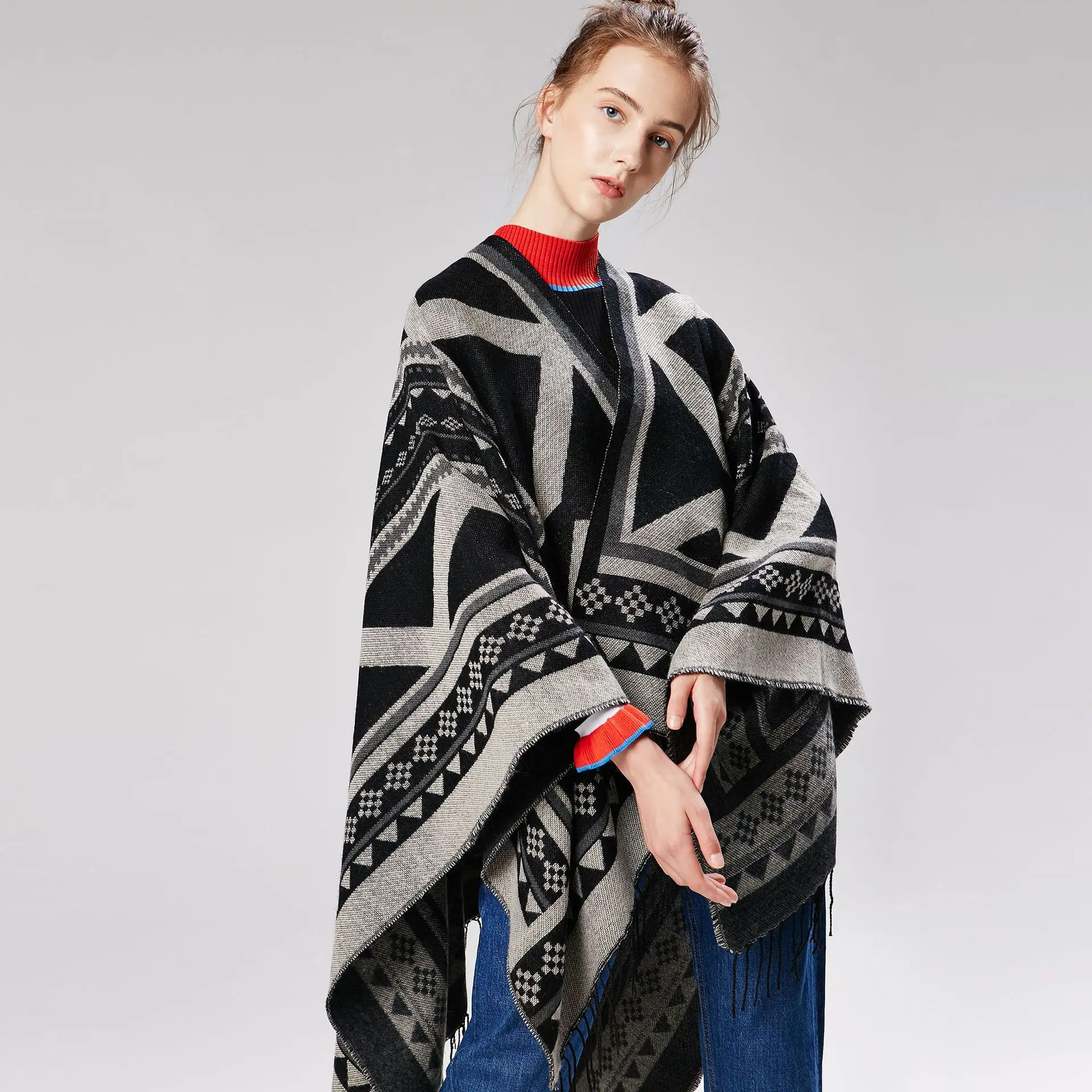 FashionTassels зимний шарф для Для женщин теплые девушки длинный мягкие женские