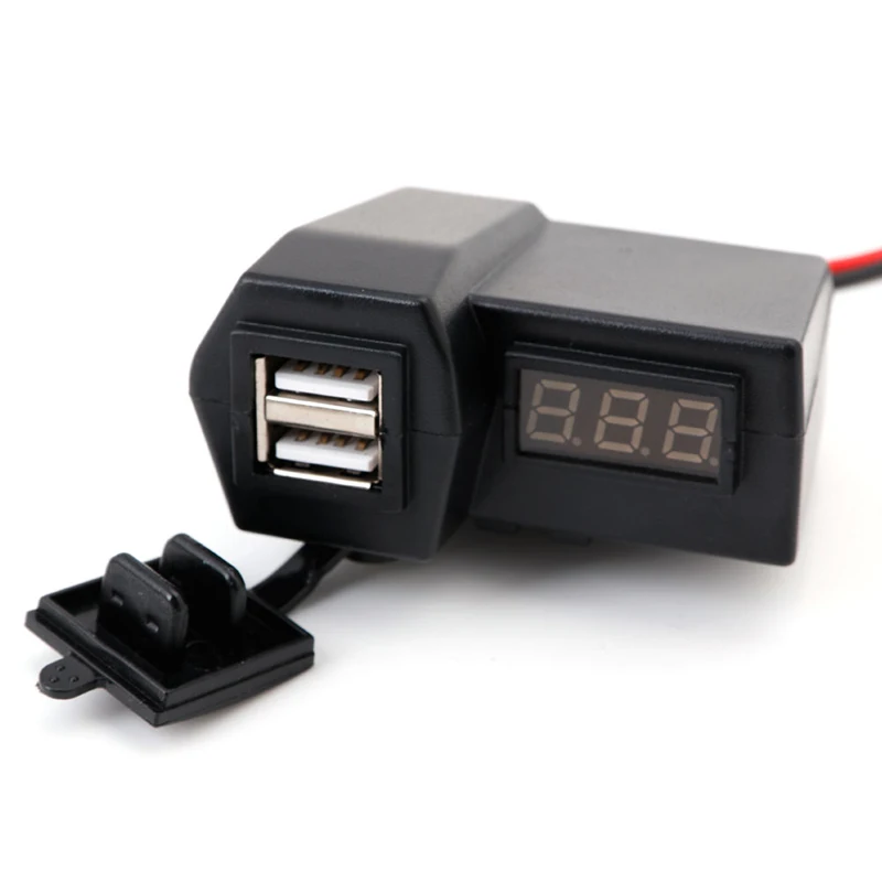 Двойной USB разъем GPS сотовый телефон питания зарядное устройство Bule светодиодный