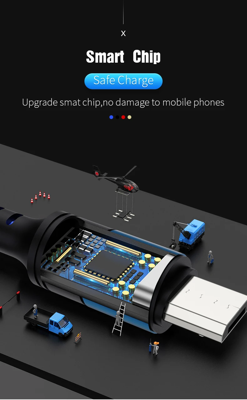 Hadinas 3A Micro USB кабель Быстрая зарядка Microusb мобильный телефон кабель для Xiaomi Redmi Note 6 5 samsung Android подарок провода моталки