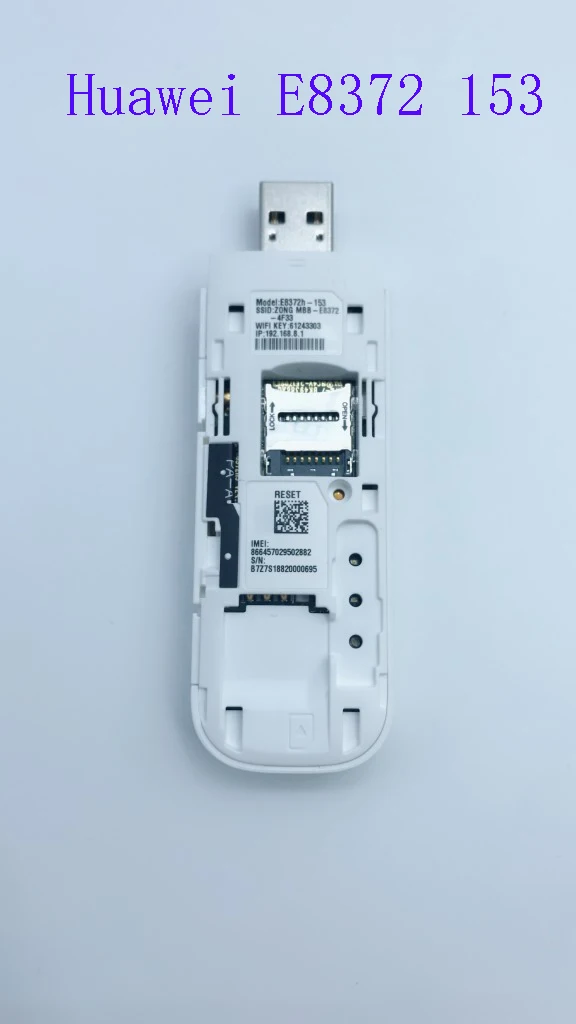 1000 шт. разблокированный 150 Мбит/с huawei E8372 E8372h-153 4G LTE Wifi модем dongle(плюс пара антенн), DHL