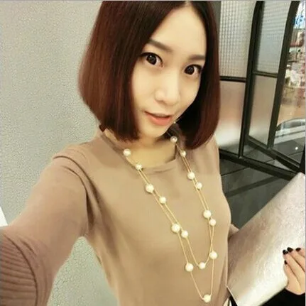 Новый Лидер продаж Для женщин Аксессуары и украшения корейский мода двойной Цепи