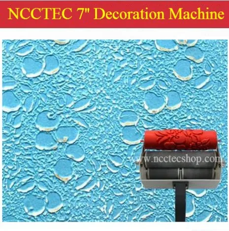 [Дизайн пузырьков воды] 7 ''180 мм NCCTEC украшения стены краски резиновый ролик с ручкой |