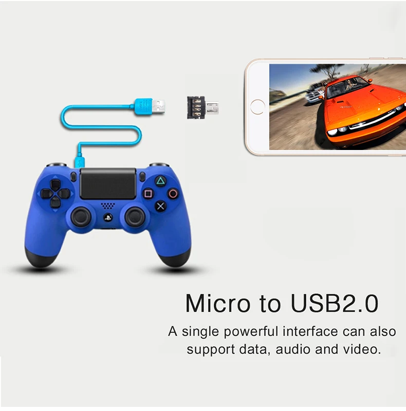 USB к микро-usb otg переходник, конвертер для смартфонов на платформе Android планшет